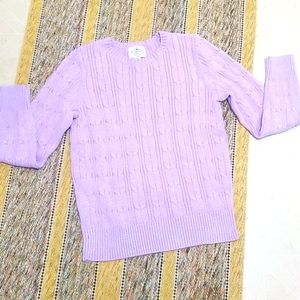 St Johns Bay glitter purple sweater